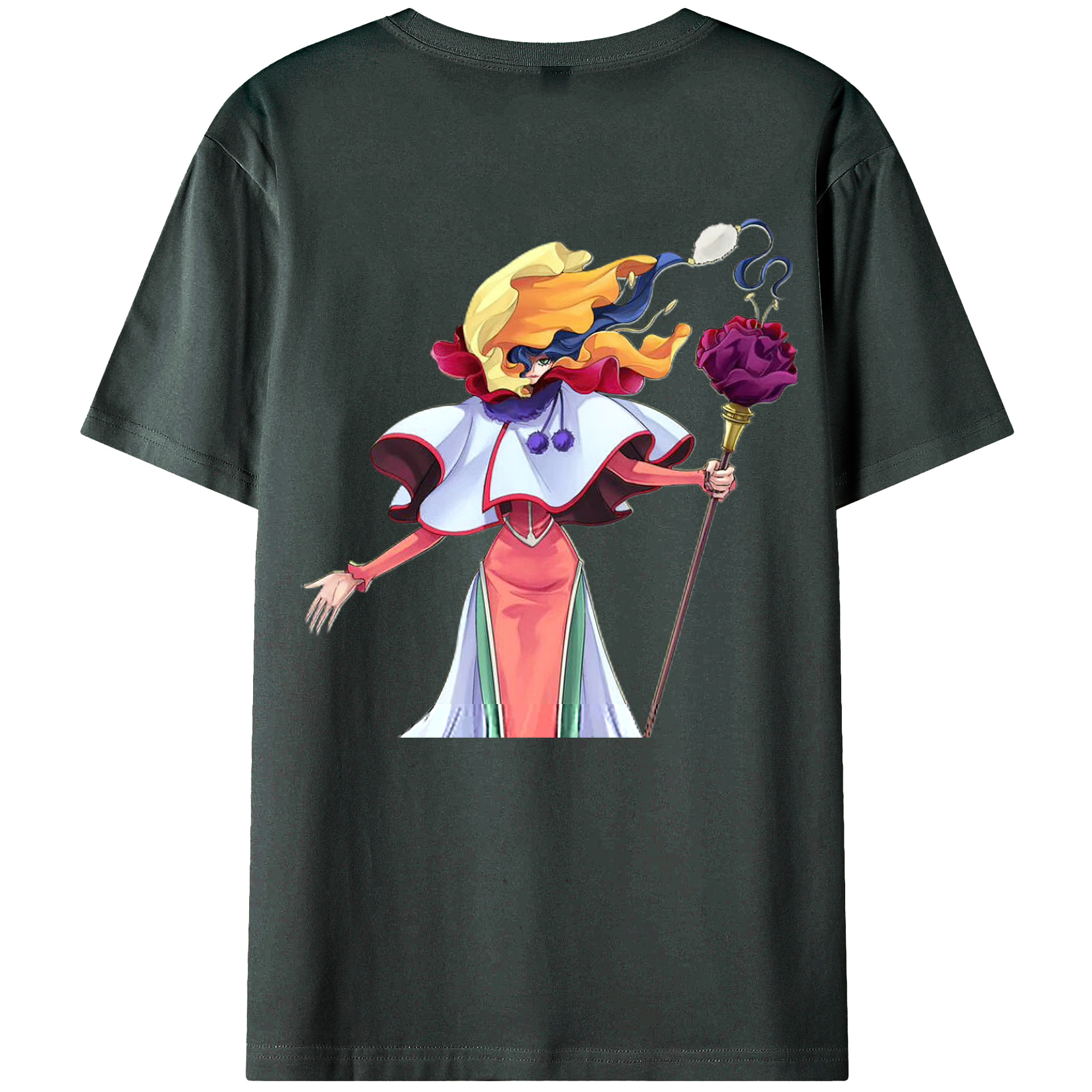 （画像用） 遊☆戯☆王 Yu-Gi-Oh! 綿100％ メンズ半袖Tシャツ（バックプリント） 通気性